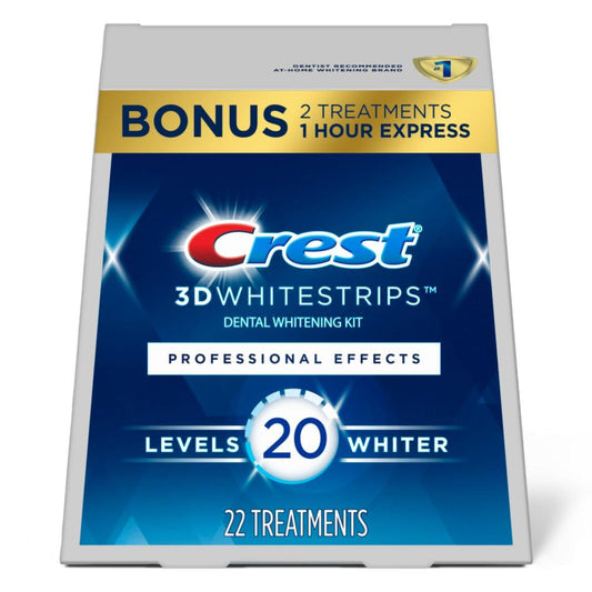 3D Whitestrips Professional Effects, Whitestrip 3D White, Teeth Whitening Strip Kit, 44 Strips (22 Count Pack),  Teeth Whitening Strips, Teeth Whitening Kit